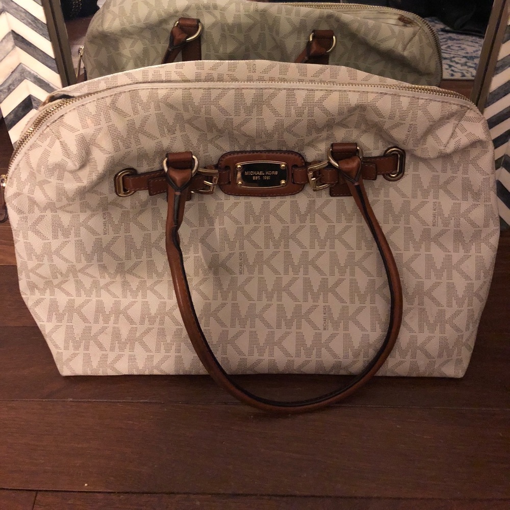 Michael Korea’s duffle bag